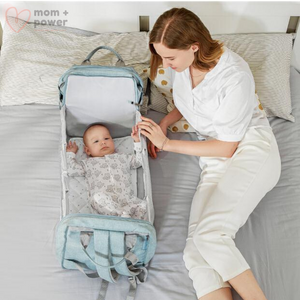 Huggles Pack™ Baby Portable Bed & Diaper Bag
