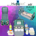 Huggles Pack™ Baby Portable Bed & Diaper Bag