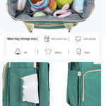 Huggles Pack™ Baby Portable Bed & Diaper Bag